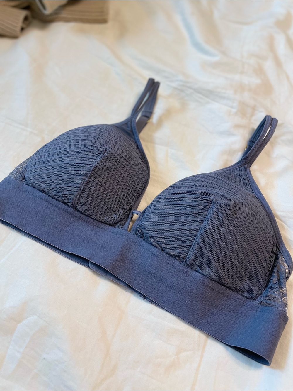Target Slate Blue Wireless Triangle Bralette